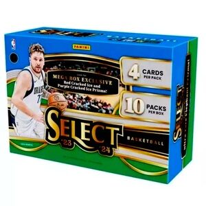 2023-24 Panini Select Basketball Factory Sealed Trading Card Mega Box Wemby NBA